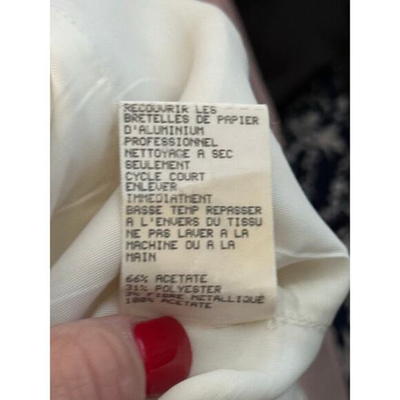 Jessica McClintock Women's 90s Iridescent Diamond Gunne Sax Midi Dress Size 7/8 - Picture 11 of 13